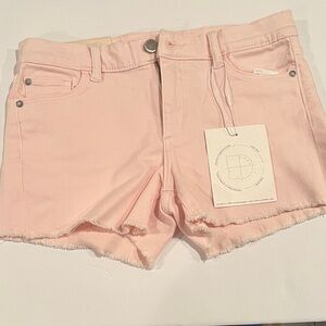 DL1961 Women's Light Pink Jean Shorts